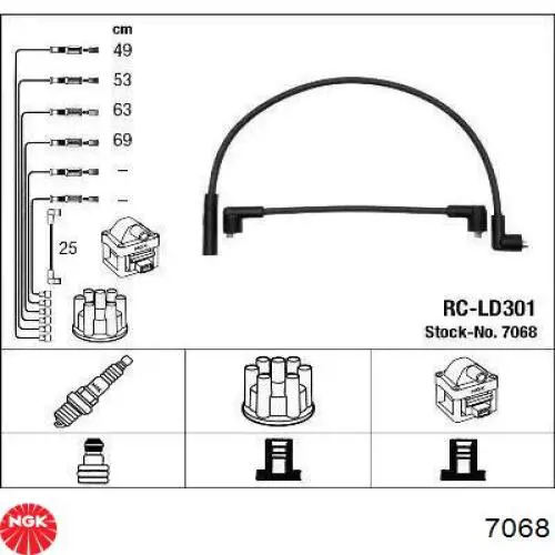 Високовольтні дроти 986356726 Bosch