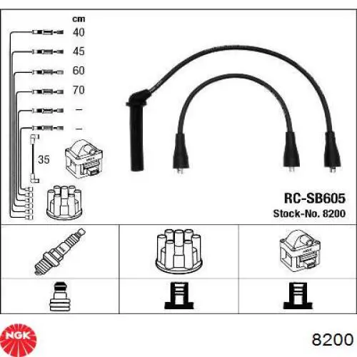 Дроти запалювання Champion LS12 ціна, від 45.10 USD