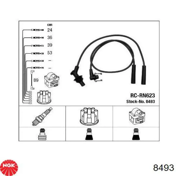 986356715 Bosch Проводи високовольтні