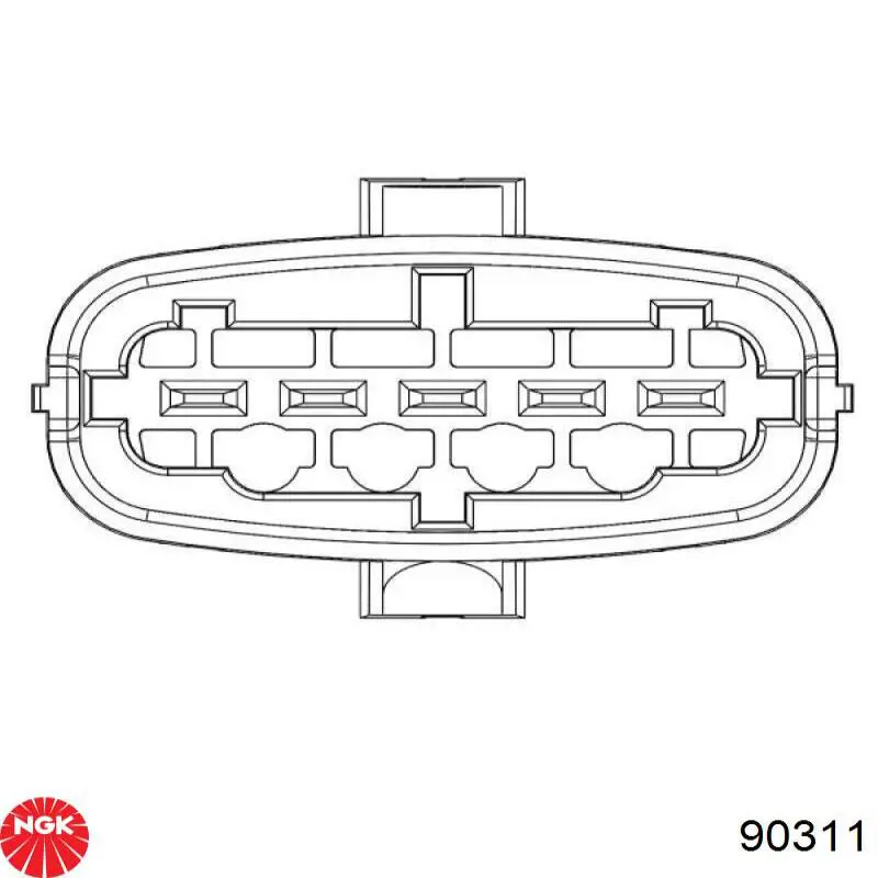 Купити 90311 NGK Повітромір