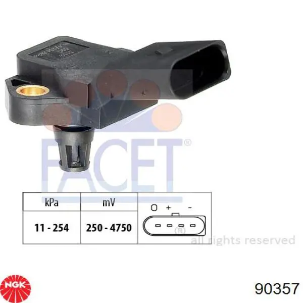 Лямбдазонд, датчик кисню до каталізатора VALEO 368400 ціна, від 44.34 USD