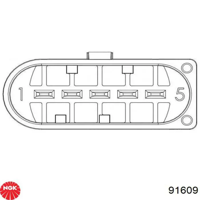 Датчик масової витрати повітря NGK 91609 ціна, від 61.25 USD