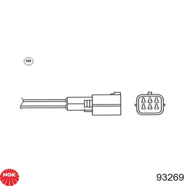 Лямбдазонд, датчик кисню до каталізатора FAE 75090 ціна, від 51.03 USD
