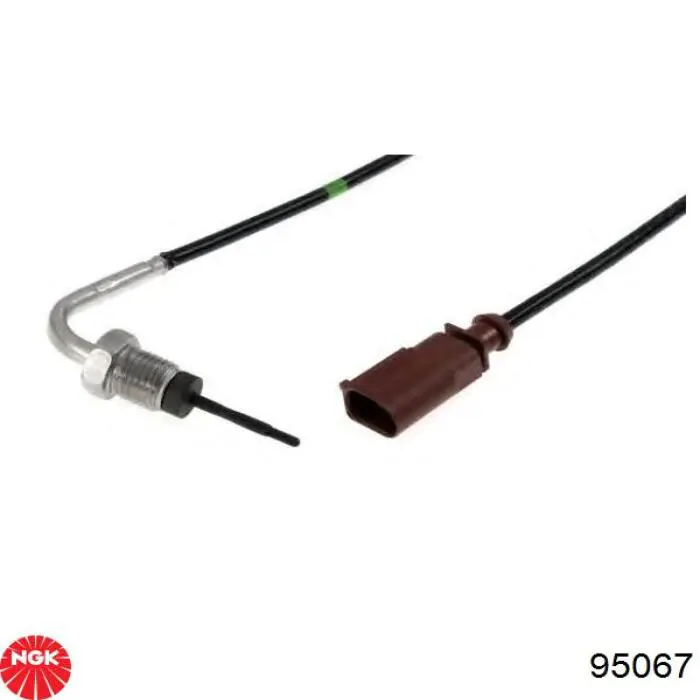 Купити 95067 NGK Датчик температури відпрацьованих газів (ВГ), перед фільтром сажі
