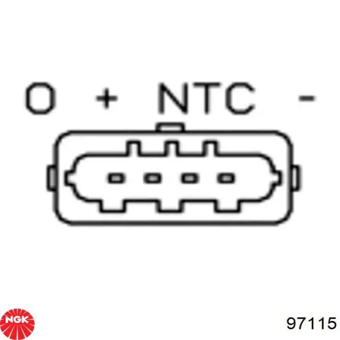 Датчик тиску наддуву (датчик нагнітання повітря в турбіну) 97115 NGK