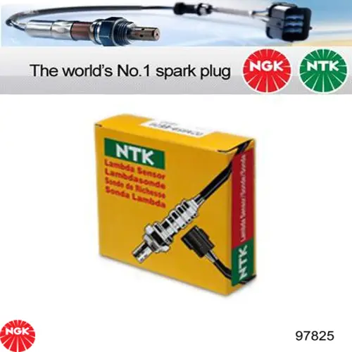 97825 NGK Лямбдазонд, датчик кисню до каталізатора