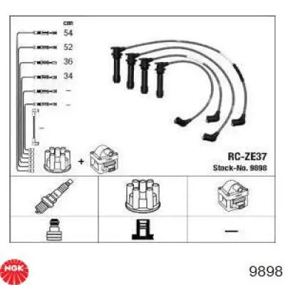 Високовольтні дроти MSQ0078 Magneti Marelli