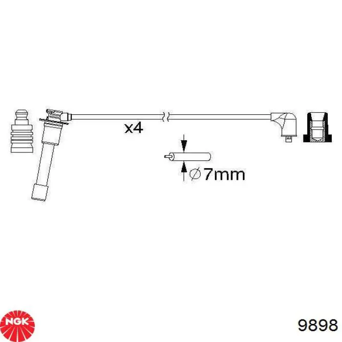 Дроти запалювання Magneti Marelli MSQ0078 ціна, від 28.32 USD