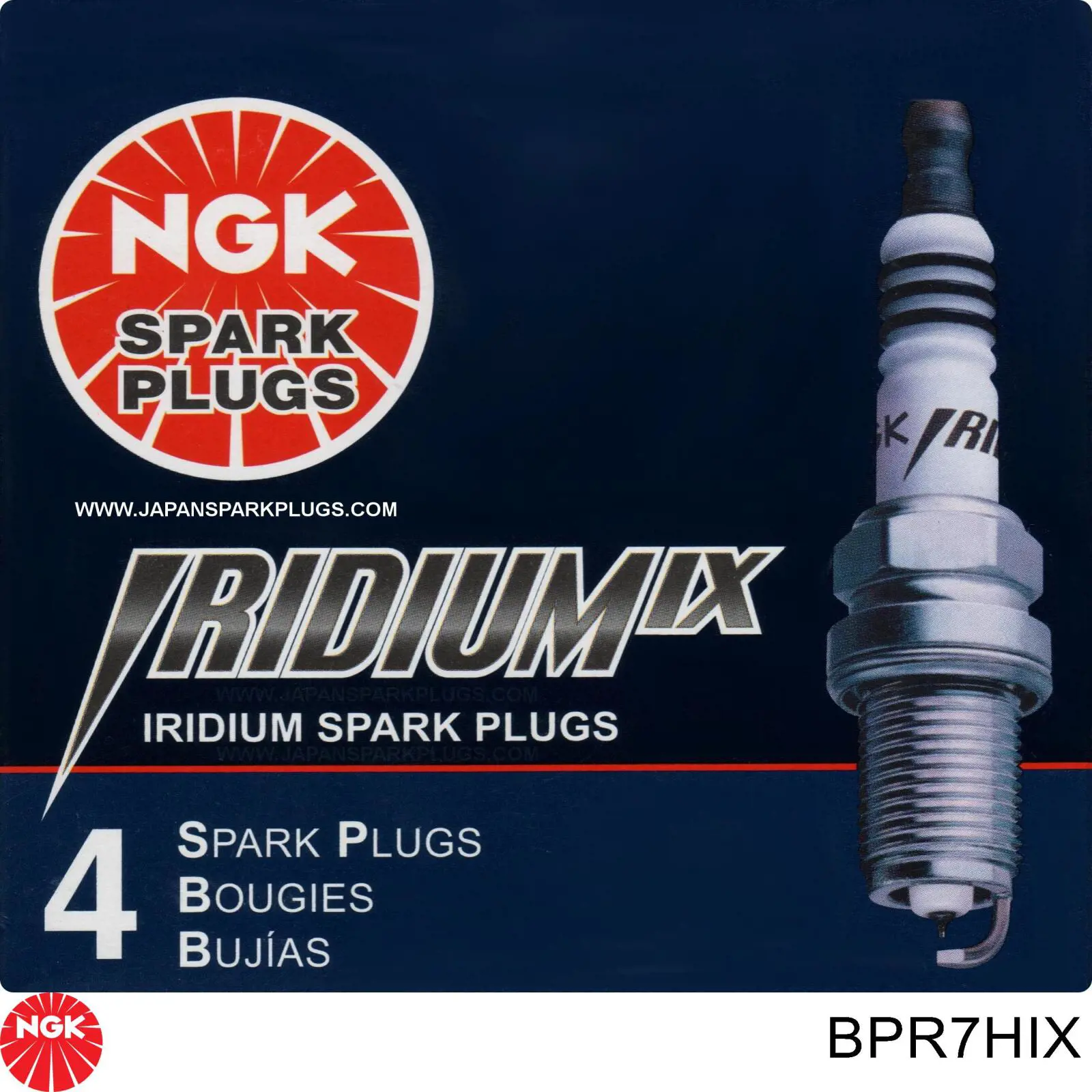 BPR7HIX NGK Свіча запалювання