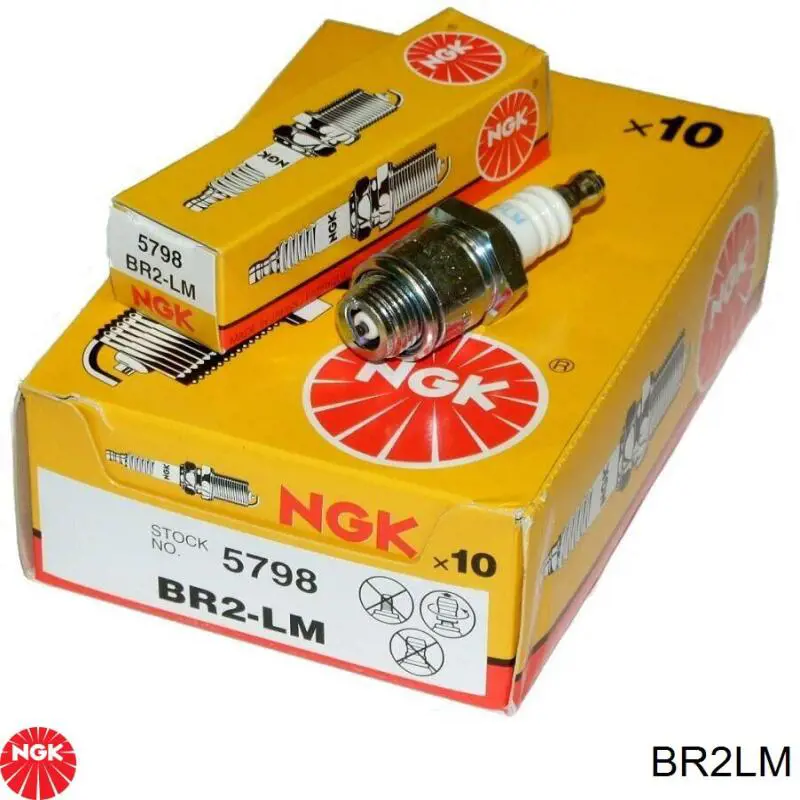 Свічки автомобільні NGK BR2LM ціна, від 2.88 USD