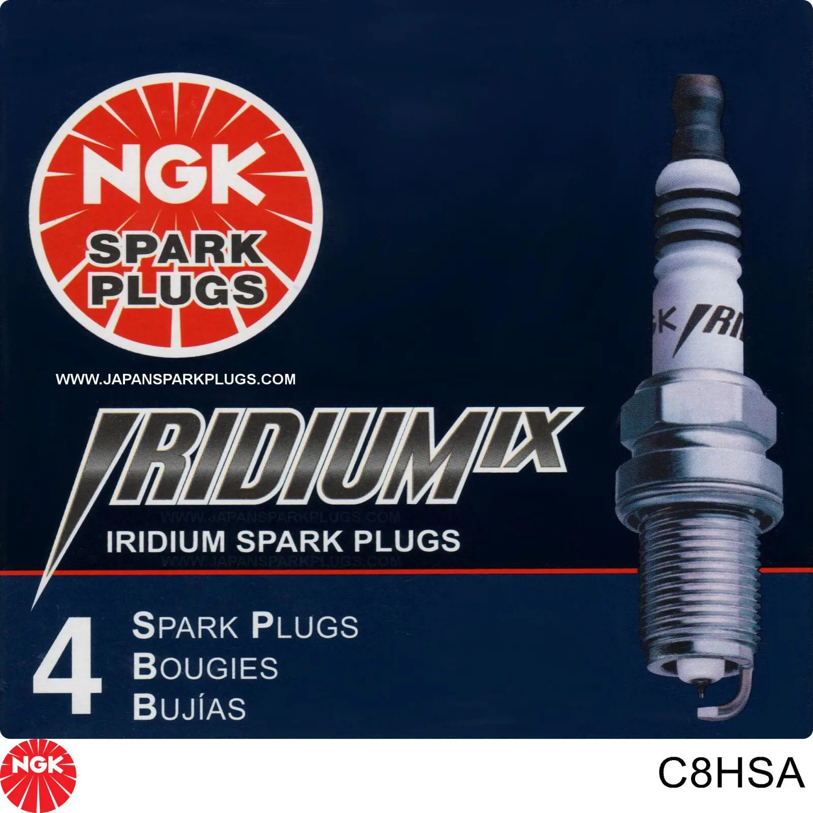 Свічки запалювання C8HSA NGK
