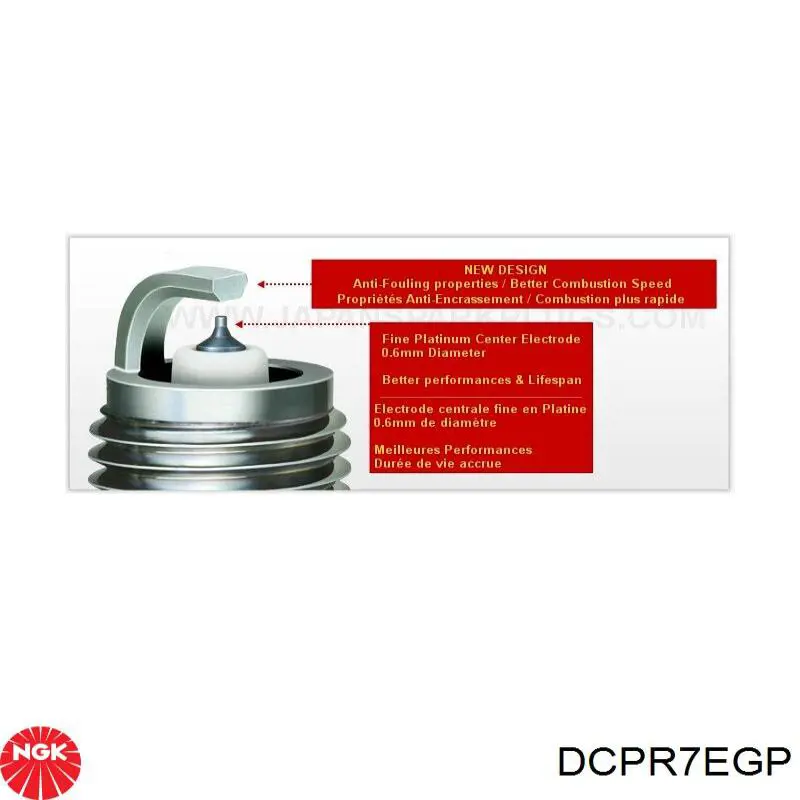 DCPR7EGP NGK Свіча запалювання