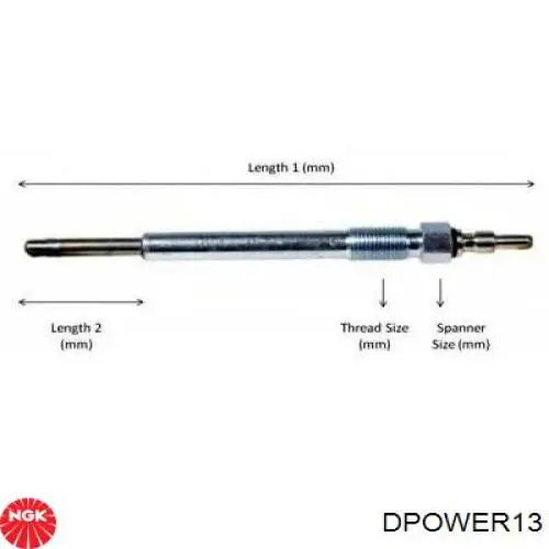 DPOWER13 NGK Свічки розжарювання