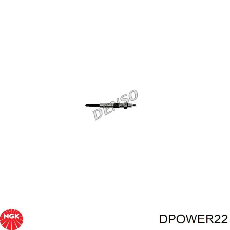 Свіча накалу NGK DPOWER22 ціна, від 7.46 USD