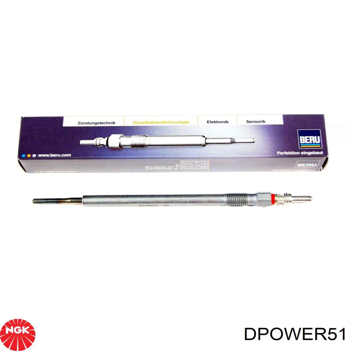 Свіча накалу NGK DPOWER51 ціна, від 8.95 USD