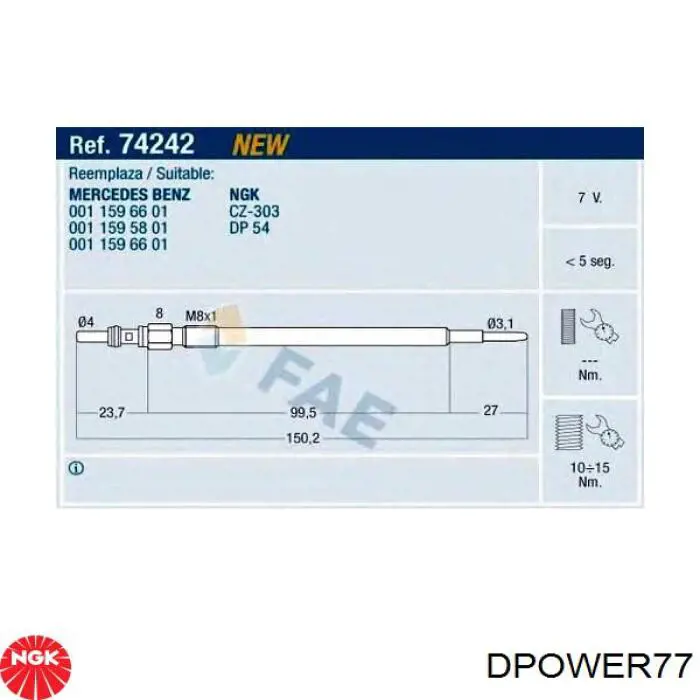 DPOWER77 NGK 