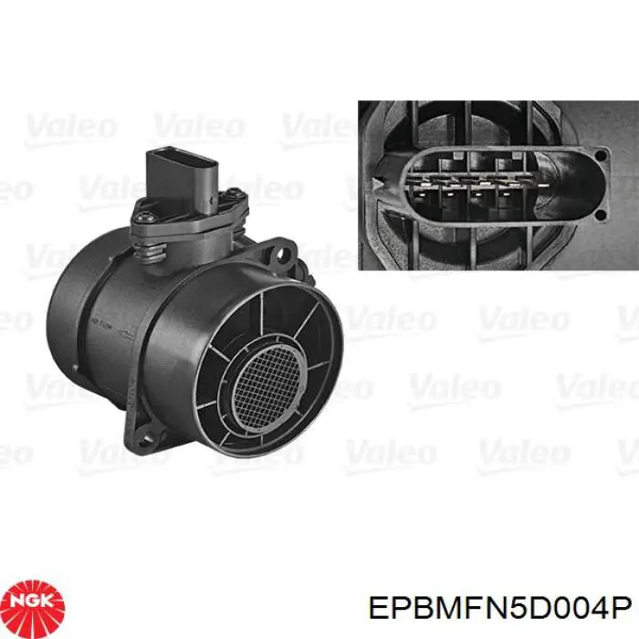 Датчик масової витрати повітря NGK EPBMFN5D004P ціна, від 42.36 USD