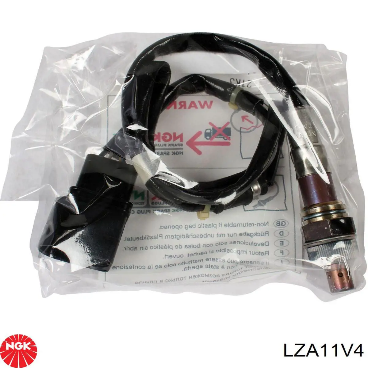 Лямбдазонд, датчик кисню до каталізатора NGK LZA11V4 ціна, від 85.71 USD