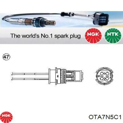 OTA7N5C1 NGK Датчик кисню