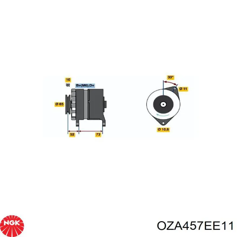 Лямбдазонд, датчик кисню до каталізатора 590069 Maxgear