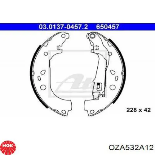 OZA532A12 NGK Датчик кисню