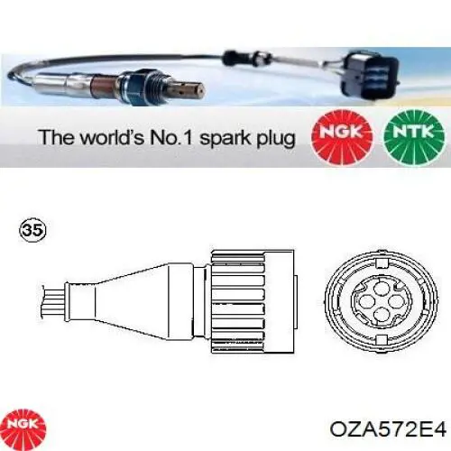 Лямбда датчик кисню DECARO DE11781726321 ціна, від 32.72 USD