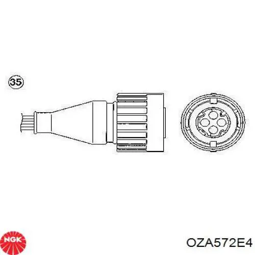 Лямбда-зонд 2344685 Denso
