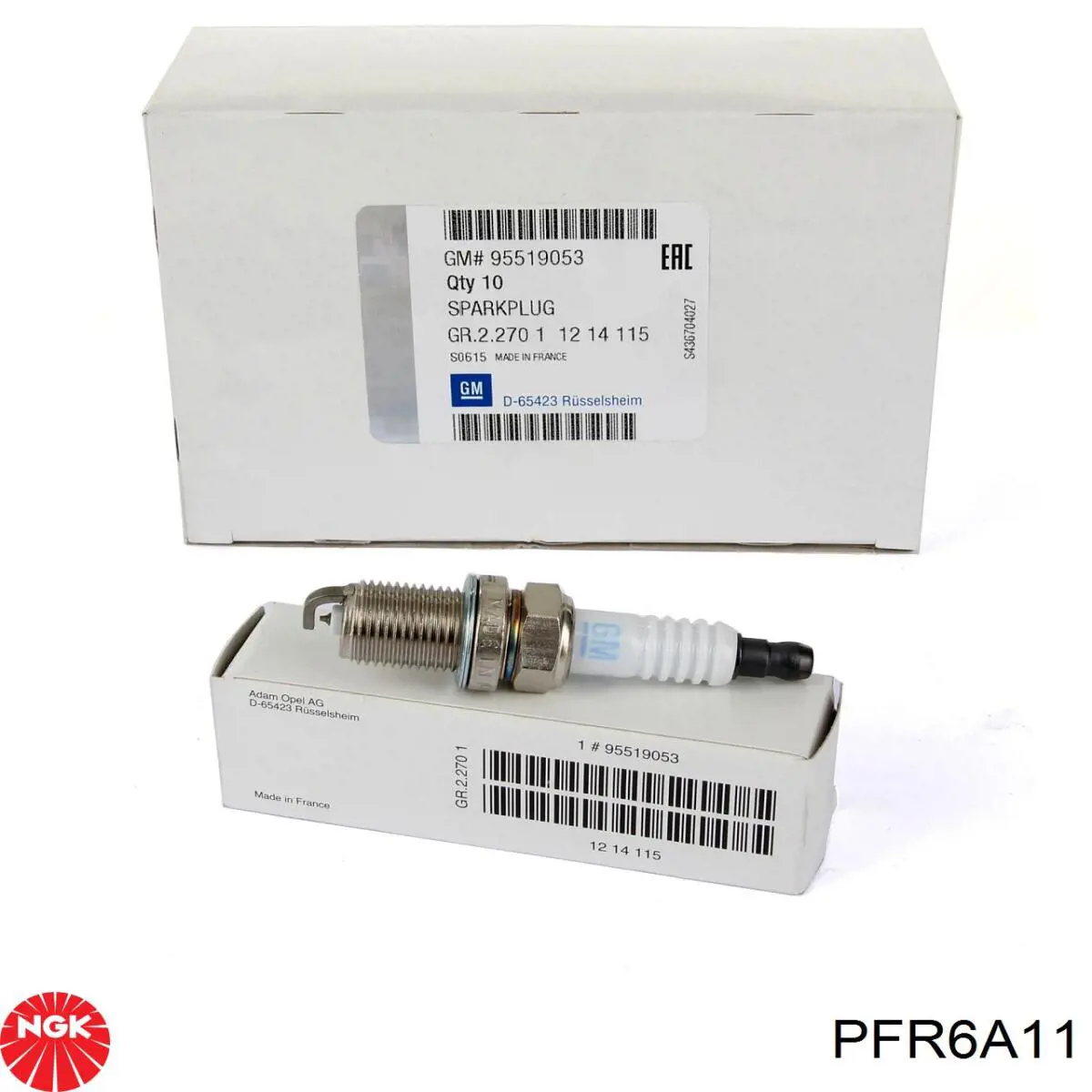 Свічки автомобільні NGK PFR6A11 ціна, від 13.35 USD