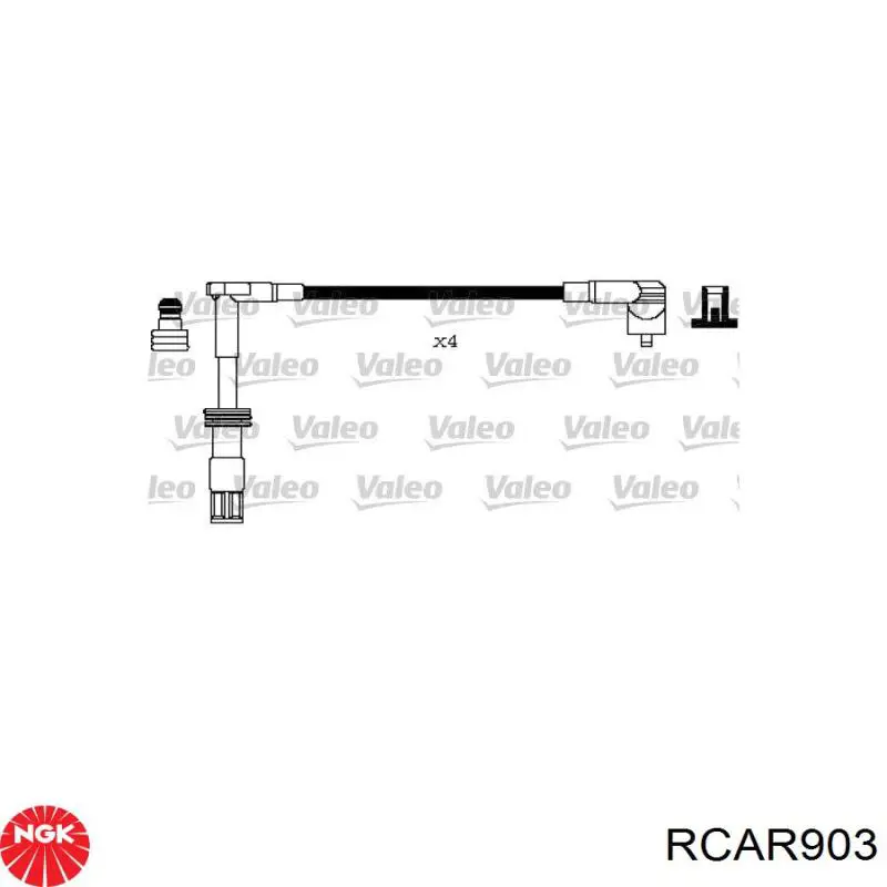 RCAR903 NGK Проводи високовольтні