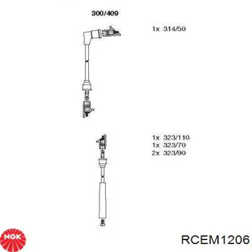 RCEM1206 NGK Проводи високовольтні