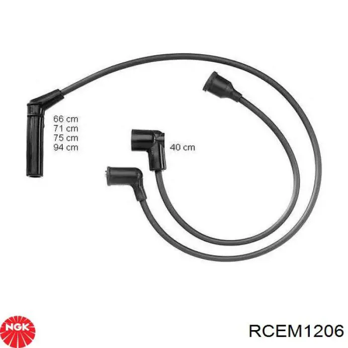 Купити RCEM1206 NGK Провід високовольтні, комплект