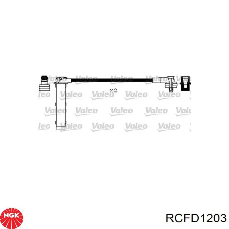 Купити RCFD1203 NGK Провід високовольтні, комплект
