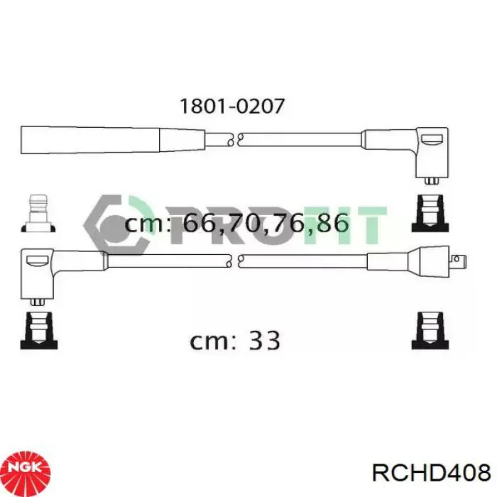 LS141190 Champion Проводи високовольтні