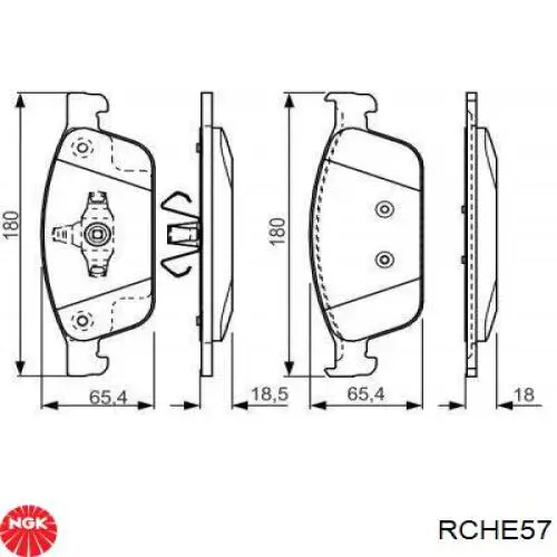 Дроти запалювання NGK RCHE57 ціна, від 31.49 USD