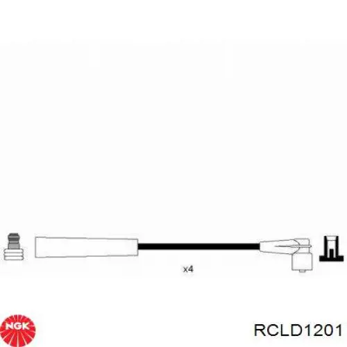 Дроти запалювання NGK RCLD1201 ціна, від 6.84 USD