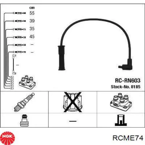 Купити RCME74 NGK Провід високовольтні, комплект