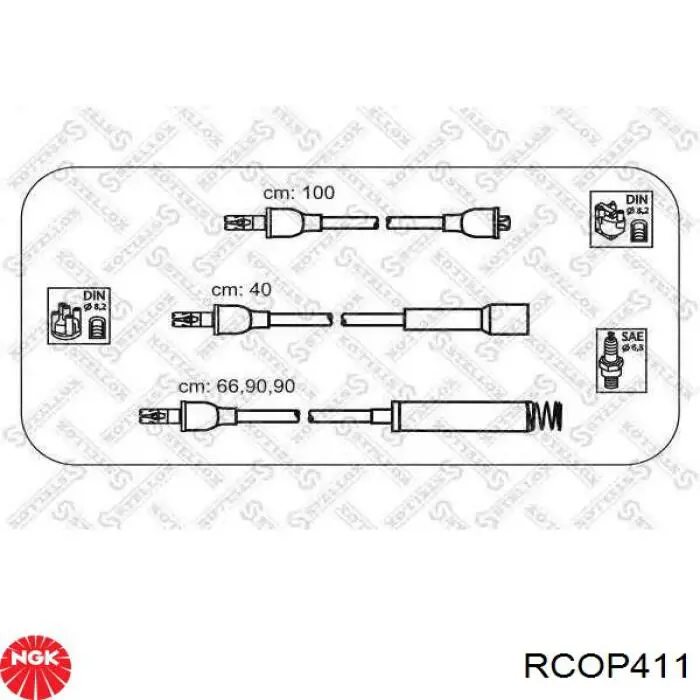 RCOP411 NGK Проводи високовольтні