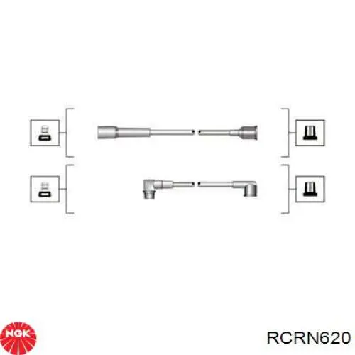 RCRN620 NGK Проводи високовольтні