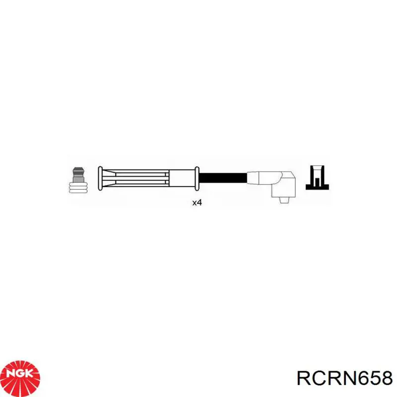 Дріт високовольтний, комплект RCRN658 NGK