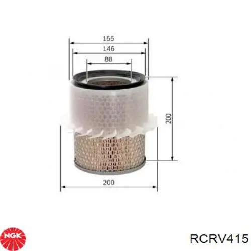 Дроти запалювання NGK RCRV415 ціна, від 27.64 USD