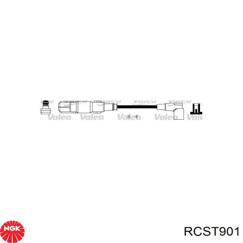 Купити RCST901 NGK Провід високовольтні, комплект