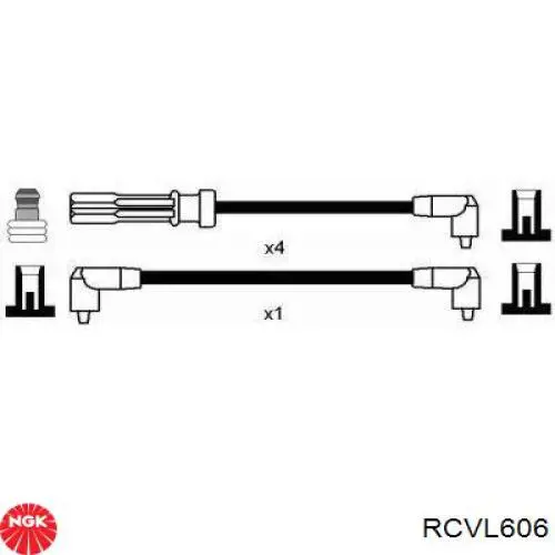 Дроти запалювання NGK RCVL606 ціна, від 35.49 USD