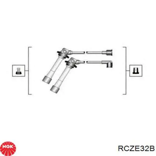Високовольтні дроти KL4718140C Mazda