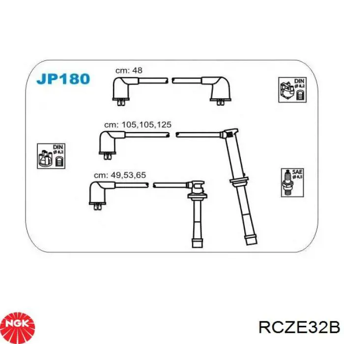 Дріт високовольтний Mazda KL4718140C