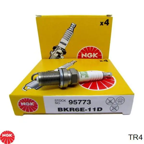 Свічки запалювання TR4 NGK