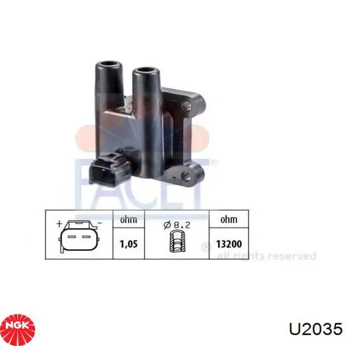 Купити B0131 General Motors Котушка запалювання
