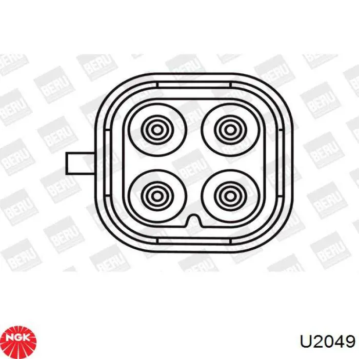 Котушка запалювання NGK U2049 ціна, від 34.99 USD