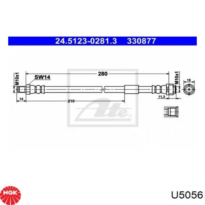 Котушка запалювання U5056 NGK
