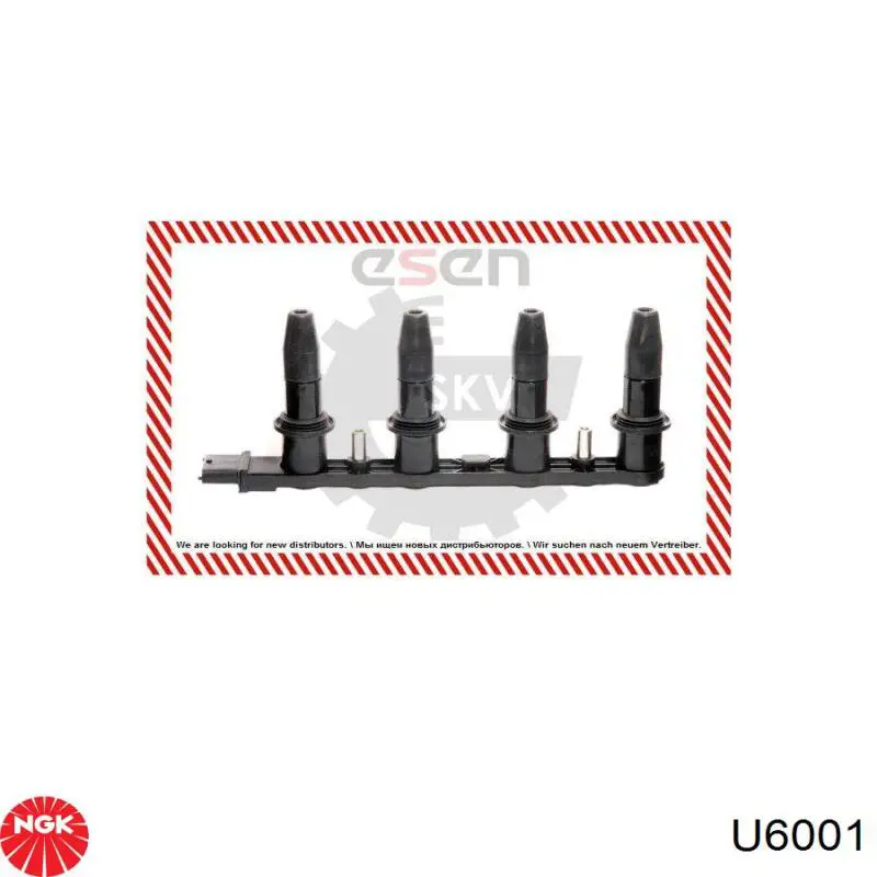 Котушка запалювання NGK U6001 ціна, від 79.27 USD