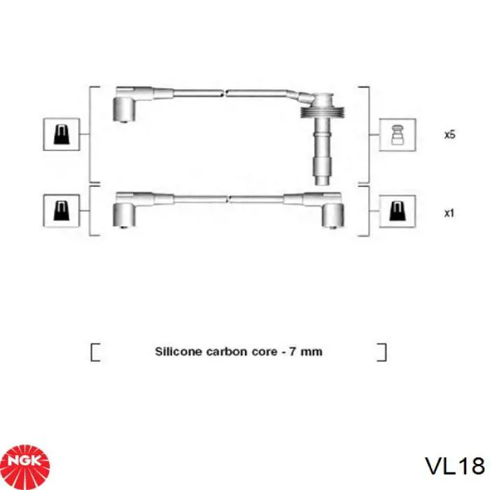 Свічки автомобільні NGK VL18 ціна, від 2.21 USD